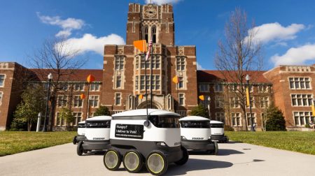 Robotic food delivery services debut at Notre Dame